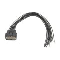 Headlight Wiring Harness Connector Ford F-250 And F-350 Super Duty 2017 To 2024 Male Rectangular Blade Terminal Replacement For 