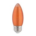 Satco S22707 2 Watt C11 Led Satin Spun Amber Medium Base 2100k 100 Lumens 120 Volts Carded 12-pack 