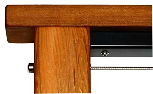 Aluminum Post To Inline Hand Rail Or Support For Custom Wood Top On Cable Railing Deck 2 Feet Bronze