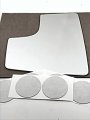 Left Driver Side Large Mirror Glass Lens For 15-18 F150 Heated 