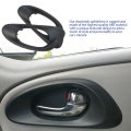 Pair Door Handle Bezel Trim Inside Front Driver Passenger Fits For 2007 Chevrolet Trailblazer Ls Sport Utility 4-door 4 2l