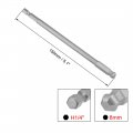 Uxcell H8 8mm Ball End Screwdriver Bits S2 Steel Magnetic 5 1 Inch Long Drill Bit With 4 Hex Shank