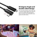 16ft Link Cable Compatible For Oculus Quest 2 90-degree Usb C To Type-c Connector Long Enough And Flexible