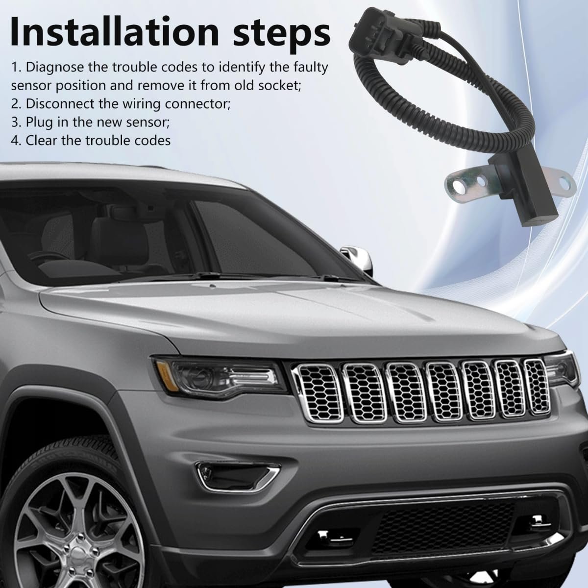 56027865ab Pc169 5s1717 56027867ab 56041819aa Crankshaft Position Sensor Fit For Jeep Wrangler Tj Cherokee Dodge Dakota 2 5l