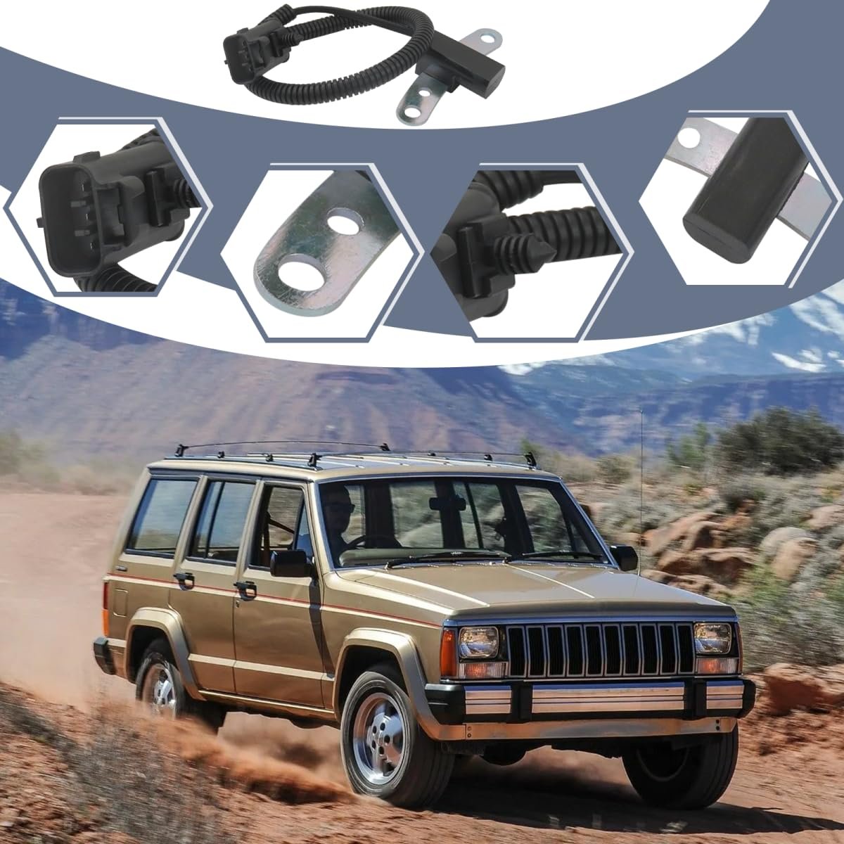 56027865ab Pc169 5s1717 56027867ab 56041819aa Crankshaft Position Sensor Fit For Jeep Wrangler Tj Cherokee Dodge Dakota 2 5l