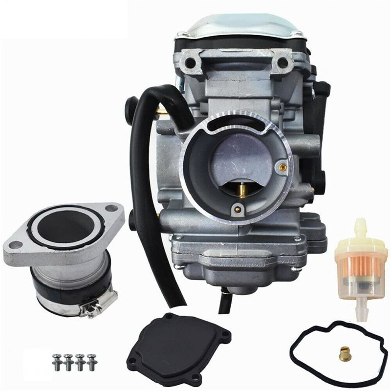 Jik Carburetor And Intake Manifold For Yamaha Big Bear Wolverine 350 Yfm350 4kb-14901-10-00 4kb-14901-22-00