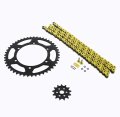 Kawasaki Kx250f 2004 2005 Yellow O Ring Chain And Sprocket Kit 13 47 Tooth Steel Sprockets 114l