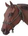 Tough 1 Poly Rope Tied Halter Hunter Green 