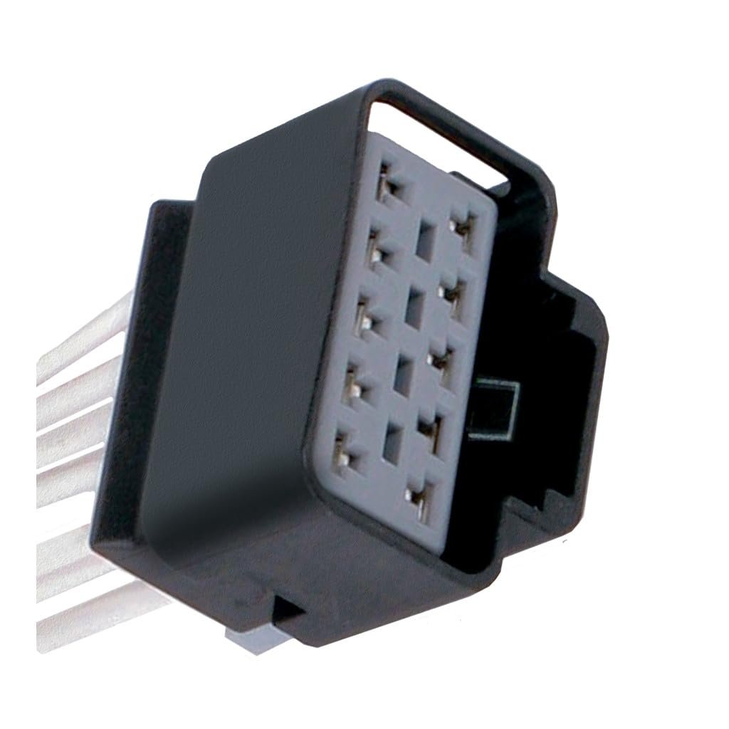 Connectors For Buick Enclave 2008 Glove Box Switch 10 Male Terminal Wire Rectangular Black Part Pt1364 17 In Harness Length