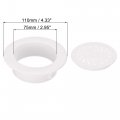 Uxcell Round Vent Cover Abs Plastic Adjustable Air White For 3 1 5 Diameter Hole 2pcs