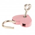 3 Pcs Small Metal Heart Shaped Padlock Mini Lock With Key For Jewelry Storage Box Diary Book Pink