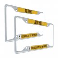University Of Wyoming Cowboys License Plate Frame Alumni 2 Pack Officially Licensed Metal Car Tag Holder 6 25 X 12 In For Us 