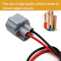 Set Of 2 Male And Female Side Marker Light Pigtail Connector Pin Harness Wire For Toyota Lexus Camry Prius Rav4 Corolla