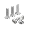 4-40x3 8 Pan Head Machine Screws 304 Stainless Steel 18-8 Screw Phillips Drive Fully Threaded Bright Finish Pack Of 100 