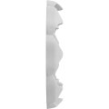 Ekena Millwork Rosc025x5shbuf W X 2 1 2 3 8 P Standard Small Shelby Flower Rosette White