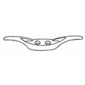 National Hardware N223-321 3200bc Rope Cleat In Nickel 2-1 2 