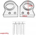 Psler Motorcycle Handle Bar Riser Handlebar Mounting Clamp 20mm Heightening For Zz-r400 Zz-r600 1990-2007 Black