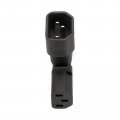 Iec C14 To C13 Adapter Right Angle Ac Power Converter Male Female 90 Degree Bend Fit For Lcd Wall Mount Tv Various Electrical 