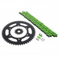 Green O Ring Chain Sprocket Black 13 52 120l Fits 2007-2014 Yamaha Wr450f