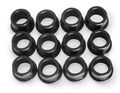 Modquad Delrin A-arm Bushings Front 12 Piece Black For 87-06 Yamaha Banshee 