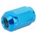 Ocpty 12x1 5 Wheel Lug Nuts 20pcs Closed Blue Nut 1 395 0 9 Oem Factory Replacement For Chevrolet