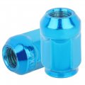 Ocpty 12x1 5 Wheel Lug Nuts 20pcs Closed Blue Nut 1 395 0 9 Oem Factory Replacement For Chevrolet