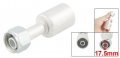 Car Air Conditioner Aluminum Pipe Straight Joint Fittings 0 7