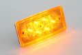 Waterpoof 5 Sealed Marker Led Amber Lights Compatible With Volvo Freightliner Roof Cab Truck Mount Semi Trailer Camper Bus