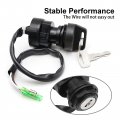 Anxingo Ignition Switch Replacement For Kawasaki Bayou Klf220 Klf250 Klf300 Klf400 Lakota Prairie 300 400 Atv With Key