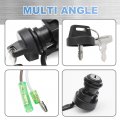 Anxingo Ignition Switch Replacement For Kawasaki Bayou Klf220 Klf250 Klf300 Klf400 Lakota Prairie 300 400 Atv With Key