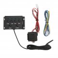 Rearview Camera Control Box 4 Channel Video Splitter 1080p Ahd Dc12v 24v Screen Switch For Rv Truck Bus Trailer