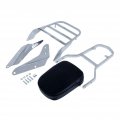 Motorcycle Passenger Rear Backrest Sissy Bar Luggage Rack Pad Kit For Magna Vf750 1994-2003 Vf250 1995-2006