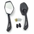 Black Rearview Mirrors 8mm 10mm For Standard Metric Screws 7 8 In Handlebar Suzuki B King Sfv650 Boulevard Intruder Volusia V