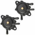 Hqrp 2-pack Fuel Pumps Compatible With John Deere Lg808656 M138498 M145667 Replacement Fits 647 657 667 La115 L120 L130 La130