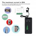 Smart Wifi Energy Monitor For Real Time Power Consumption With Remote App Control Single Phase Devices And Tuya Home 90-250vac