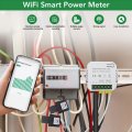 Smart Wifi Energy Monitor For Real Time Power Consumption With Remote App Control Single Phase Devices And Tuya Home 90-250vac