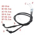 Tcmt Motorcycle Throttle Cable Wire Fit For Honda Cbr 600rr 2003-20012 Cbr1000rr 2004-2007