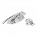 Uxcell Oven Refrigerator Metal Freezer Door Flush Mounted Walk In Latch Handle