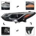 1pc Headlight Assembly Chrome Housing Replacement For Cruze 2016-2019 Halogen With Drl Driver Side Lh 42680785