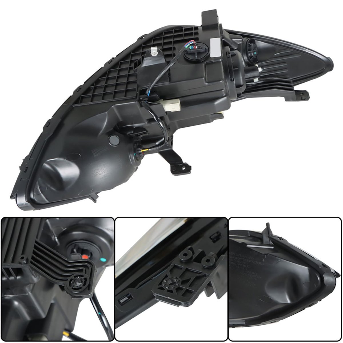 1pc Headlight Assembly Chrome Housing Replacement For Cruze 2016-2019 Halogen With Drl Driver Side Lh 42680785