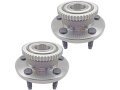 Front Wheel Bearing Hub Assembly Set Of 2 For 2005 To 2014 Ford Mustang With 4 Abs Brakes Silver W0145-g767242 