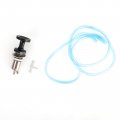 Topteng Motorcycle Fuel Primer Plunger Pump Universal Fits For 1 4 To 8 Plastic T Fitting