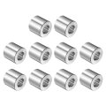 10pcs Stainless Steel Spacer 3 8 Bore X 4 Od 9 16 Length Screw Bushing Plain Finish Round Metal For M10 Screws Bolts And Rods 