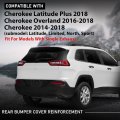Rear Bumper Reinforcement Face Bar Retainer Bracket For Jeep Cherokee 2014 2018 Fits Models With Single Exhaust Part 68205093ac