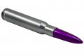 Vms Racing 50 Cal Caliber Gunmetal Purple Tip Bullet Antenna Heavy Gauge Cnc Machined Billet Aluminum Short For Dodge Ram 1500 