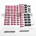 Httmt Mt215-017b- Complete Fairing Bolts Screws Fasteners Kit Compatible With Yzf R1 R6 F6r Fz1 Fz8 Red
