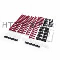 Httmt Mt215-017b- Complete Fairing Bolts Screws Fasteners Kit Compatible With Yzf R1 R6 F6r Fz1 Fz8 Red
