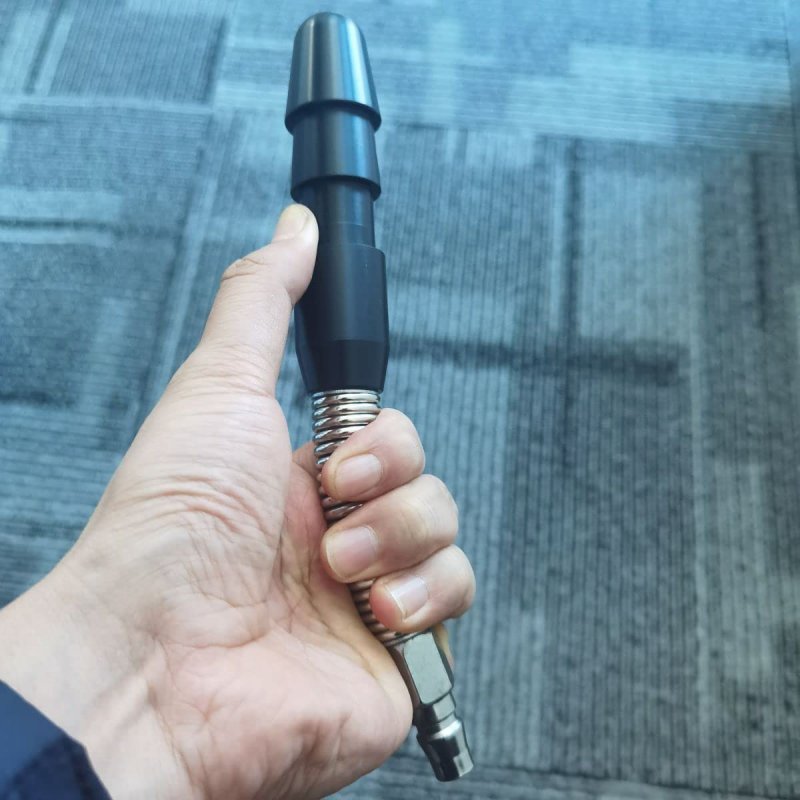 Black Vac-u-lock Bendable Spring Connector Extension Rod W Quick Device Adapter