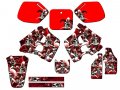 1991-1992 Cr 125 R Jester Red Senge Graphics Complete Kit For Honda