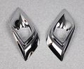 Fit For Nissan Murano 2015 2016 2017 2018 Chrome Front Fog Light Lamp Cover Trim Trims Abs 